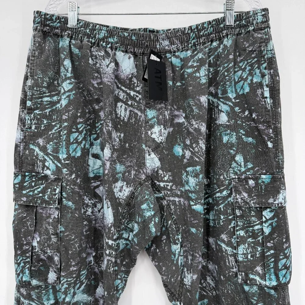 ATM Anthony Thomas Melillo Camo Cargo Jogger Pants Designer Mens XXL NWT